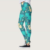 Dinosaur Dino Eggs T-Rex Muster Leggings (Links)