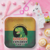 Dinosaur Dino Explorer Geburtstagsfeier Pappteller (Party)