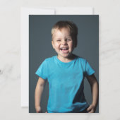 Dinosaur Dritter Geburtstag Drei-Rex-Party-Foto Einladung (Rückseite)