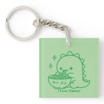 Dinosaur Eating Ramen Noodles Personalisiert Kawai