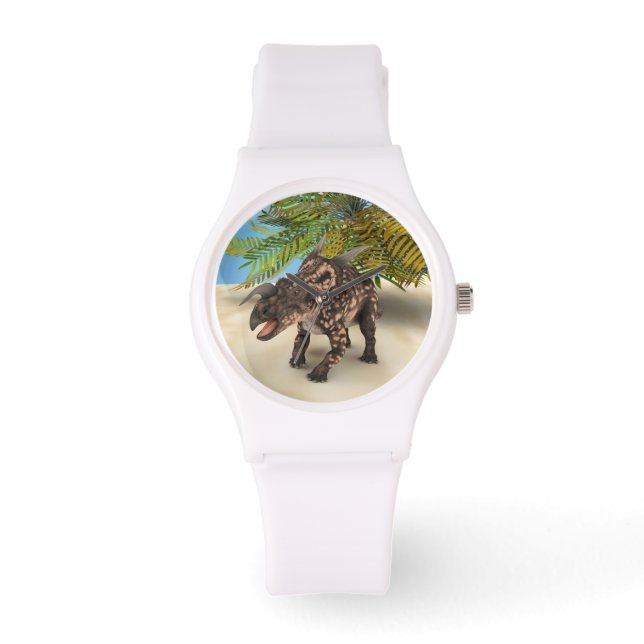 Dinosaur Einiosaurus Armbanduhr (Vorderseite)