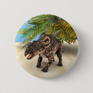 Dinosaur Einiosaurus Button