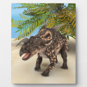 Dinosaur Einiosaurus Fotoplatte (Vorderseite)