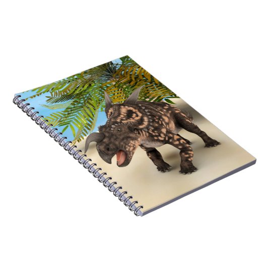 Dinosaur Einiosaurus Notizblock (Rechte Seite)