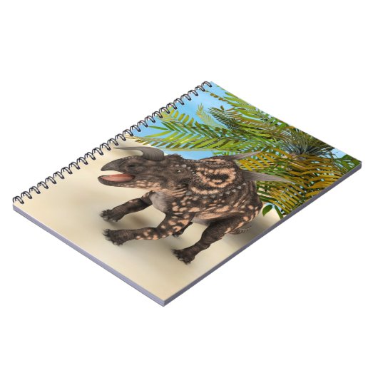 Dinosaur Einiosaurus Notizblock (Linke Seite)