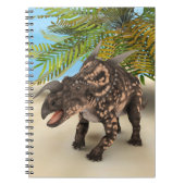 Dinosaur Einiosaurus Notizblock (Vorderseite)