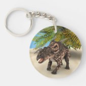 Dinosaur Einiosaurus Schlüsselanhänger (Vorderseite)