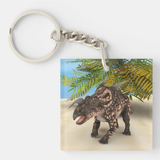 Dinosaur Einiosaurus Schlüsselanhänger (Vorderseite)