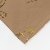 DINOSAUR ERA CARTOON QUOTE FLEECEDECKE (Ecke)