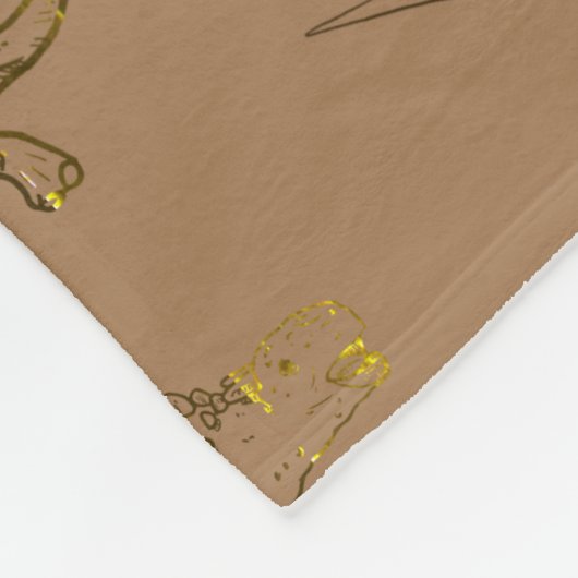 DINOSAUR ERA CARTOON QUOTE FLEECEDECKE (Ecke)