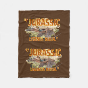 DINOSAUR ERA CARTOON QUOTE FLEECEDECKE