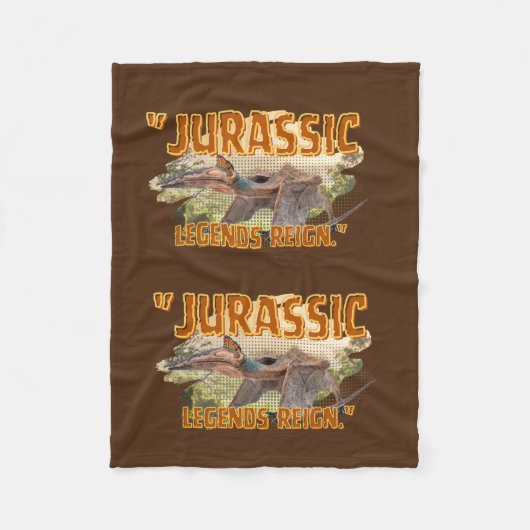 DINOSAUR ERA CARTOON QUOTE FLEECEDECKE (Vorderseite)