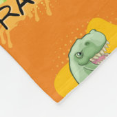 DINOSAUR ERA CARTOON QUOTE FLEECEDECKE (Ecke)