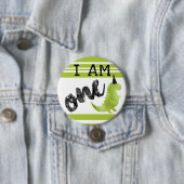 Dinosaur Erster Geburtstag Button Dinosaur Thema (Beispiel)