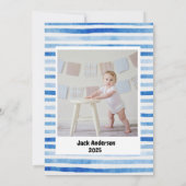 Dinosaur Erster Geburtstag, Skateboard Dinos 1. Einladung (Rückseite)