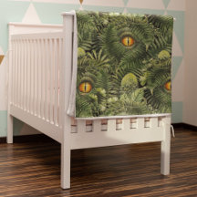 Dinosaur Eyes Green Plants Ancient Creature Art