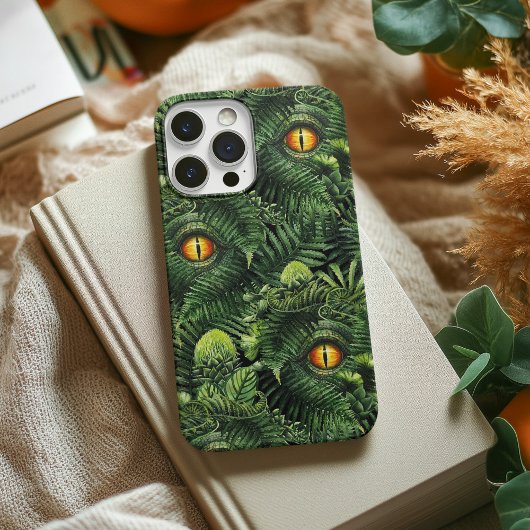 Dinosaur Eyes Green Plants Ancient Creature Art Case-Mate iPhone Hülle