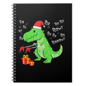 Dinosaur Fa Ra Ra Ra Rawr T-Rex Funny Christmas Xm Notizblock (Vorderseite)
