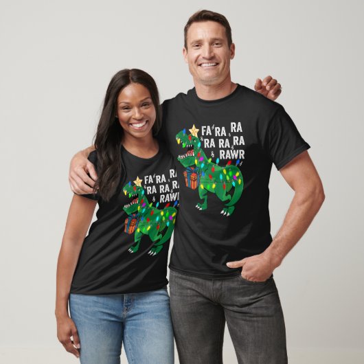 Dinosaur Fa Ra Ra Rawr Rawr Dinosaur T Rex Christm T-Shirt (Unisex)