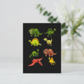 Dinosaur Fan Trex Spinosaurus Boys Reptiles Dino Postkarte (Stehend Vorderseite)