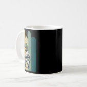 Dinosaur Fans Brave Karate Pride Courage Strength  Kaffeetasse (Vorderseite Links)