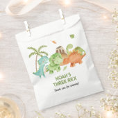 Dinosaur Favor Bags Boy Birthday Trex Triceratops Geschenktütchen (Ausgeschnitten)
