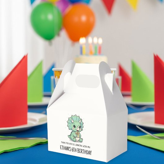 Dinosaur Favor Boxes - You Personalize Them Geschenkschachtel
