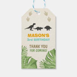 Dinosaur Favor Tags Dinosaur Geburtstagsparty Geschenkanhänger