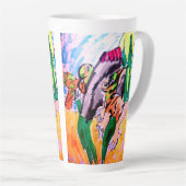 Dinosaur Felsen Milchtasse (Rechte Ecke)