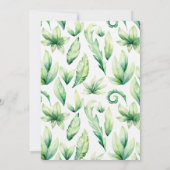 Dinosaur First Boy Birthday Einladungen Vorlage (Rückseite)