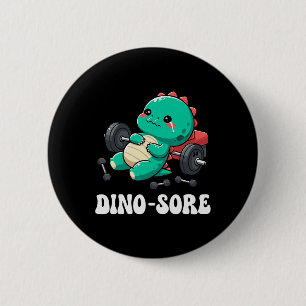 Dinosaur Fitnessstudio Workout Fitness Gewichte He Button