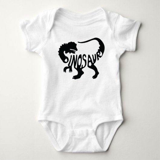 Dinosaur Fossil Baby Strampler (Vorderseite)