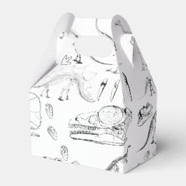 Dinosaur Fossil Bones Pattern Geschenkschachtel