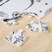 Dinosaur Fossil Bones Pattern Puzzle (Seite)