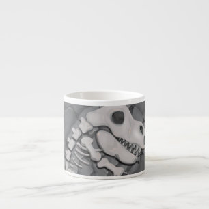 Dinosaur Fossil Cartoon Espressotasse