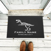 Dinosaur Fossil Dino Familienname Fußmatte