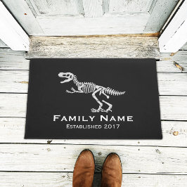 Dinosaur Fossil Dino Familienname Fußmatte
