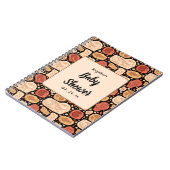 Dinosaur Fossil-Muster-Geschenkliste Notizblock (Linke Seite)