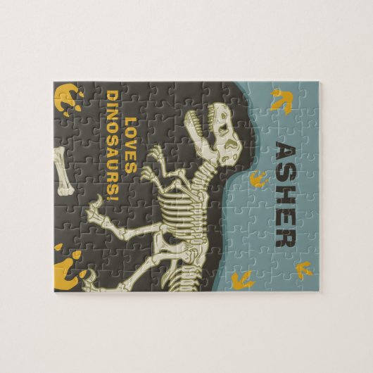 Dinosaur Fossil Name Puzzle (Horizontal)