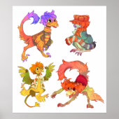 Dinosaur Fraggle Rock Poster (Vorne)