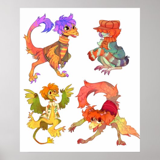 Dinosaur Fraggle Rock Poster (Vorne)