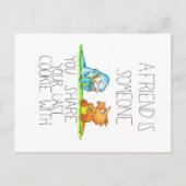 DINOSAUR FRIENDS 2 Postkarte von Nicole Janes (Vorderseite)