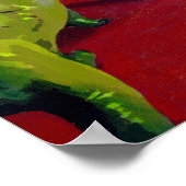 Dinosaur Friends 3 ART DRUCKEN Fantasiegewerbe Poster (Ecke)