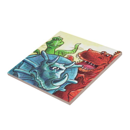 Dinosaur Friends Fliese (Seite)