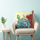 Dinosaur Friends Kissen (Stuhl )