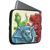 Dinosaur Friends Laptopschutzhülle (Vorne Rechts)