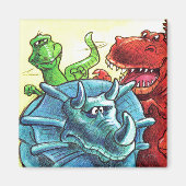 Dinosaur Friends Magnet (Vorne)