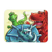 Dinosaur Friends Magnet (Horizontal)