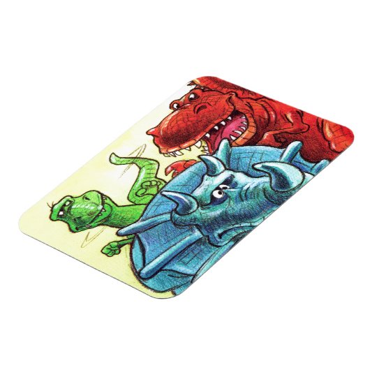 Dinosaur Friends Magnet (Linke Seite)