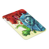 Dinosaur Friends Magnet (Rechte Seite)